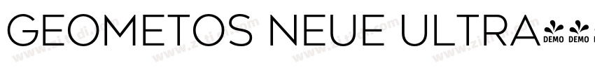 Geometos Neue Ultra字体转换